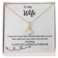 To My Wife - Love You Always - Alluring Beauty Necklace